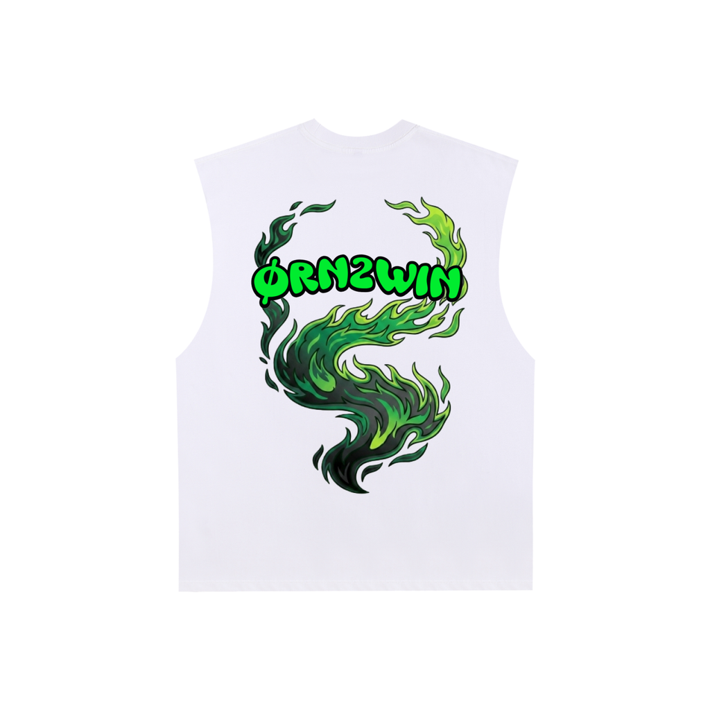 White ØRN2WIN Sleeveless Shirt