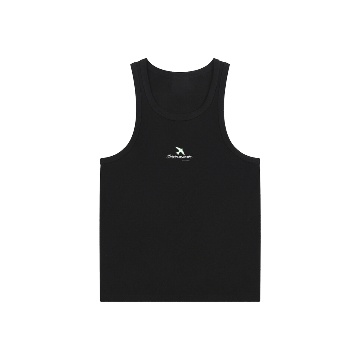 Black "Be Yourself" Tank Top