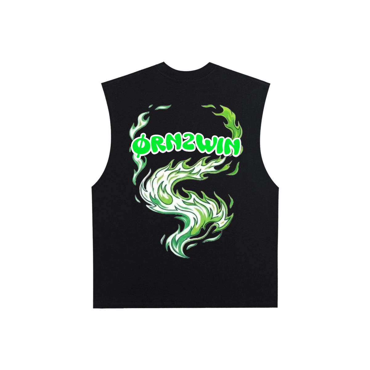 Black ØRN2WIN Sleeveless Shirt